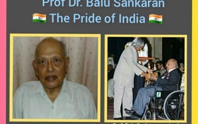 History Today in Medicine – Prof. Dr. Balu Sankaran