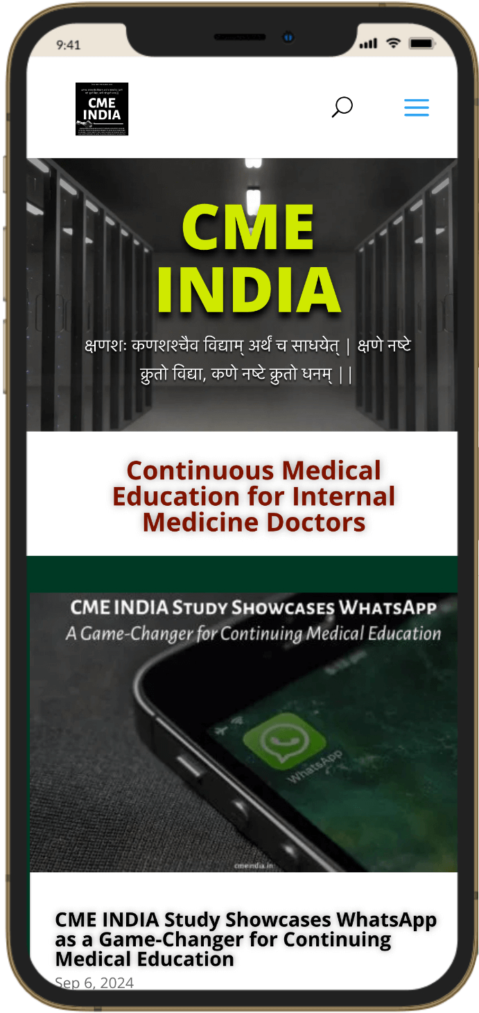 Preview - CME INDIA Study Showcases WhatsApp as a Game-Changer for Continuing Medical Education