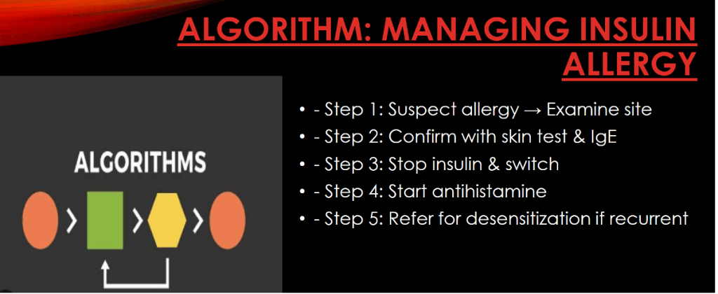 Allergy in Diabetes - What Physicians Must Know?