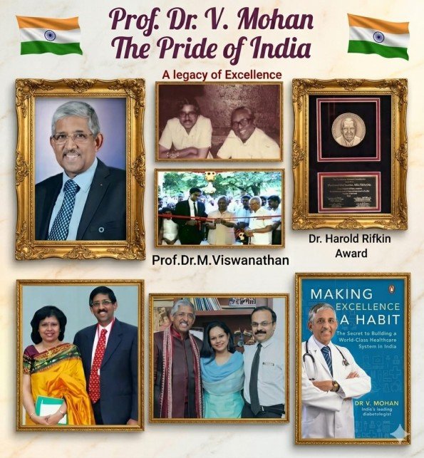 Living legend in Medicine – Prof. Dr. V. Mohan