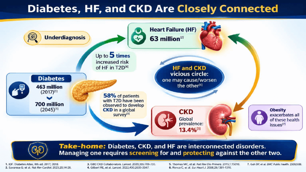 From Detection to Protection: Timely Triple, Obligatory Quadruple Therapy in T2DM with CKD