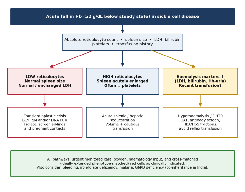 Sudden Severe Anaemia in a Young Adult with Sickle Cell Disease: Parvovirus B19–Associated Transient Aplastic Crisis